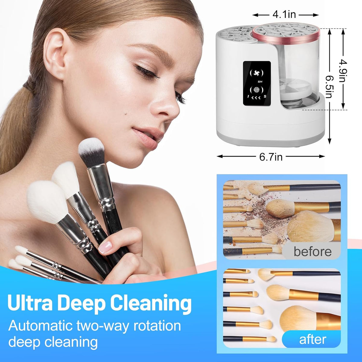 Electric Makeup Brush Cleaner